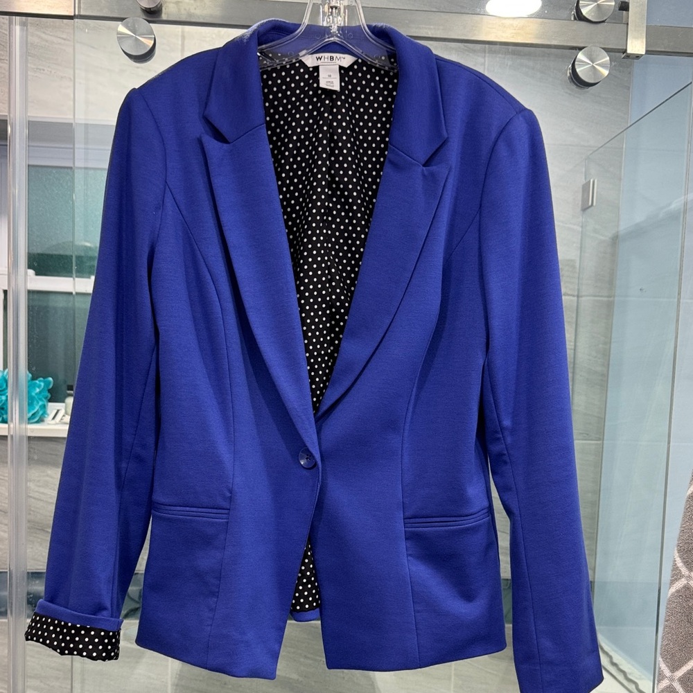 White House Black Market Cobalt Blazer